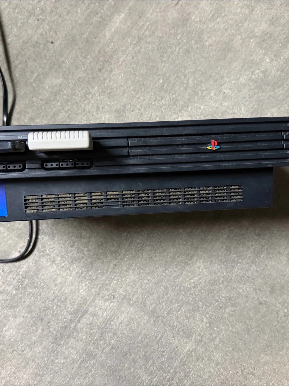 Sony PS2 Slimline Black Console with Blue PS2 Logo